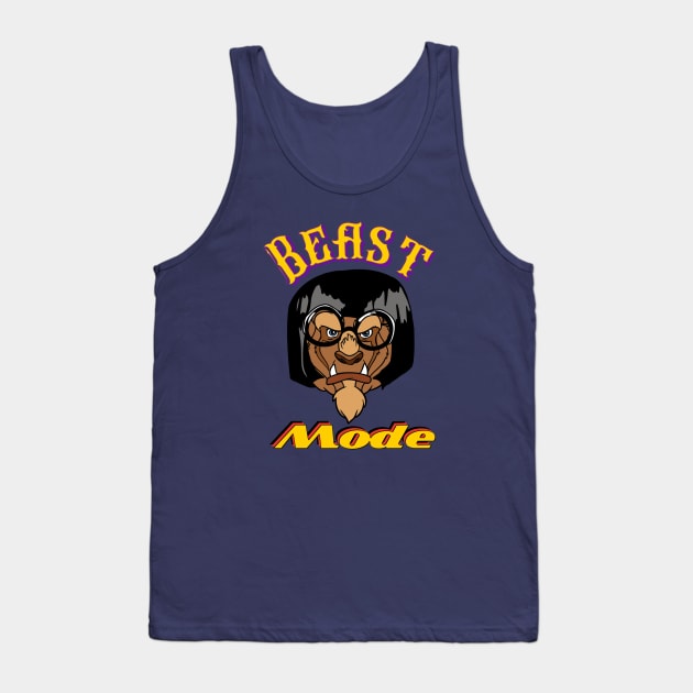 Beast Mode Tank Top by EnchantedTikiTees